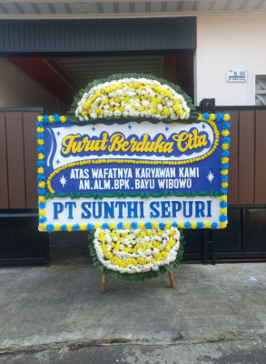 Papan Bunga Duka di Darul Falah